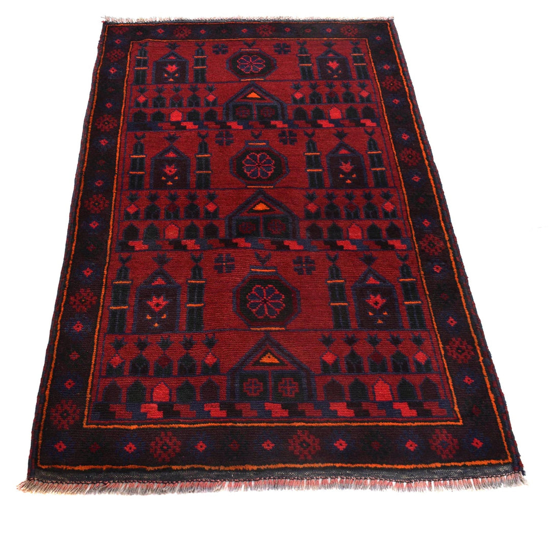 Handmade Prayer Rug 2' 11" x 4' 8" - No. AL83840
