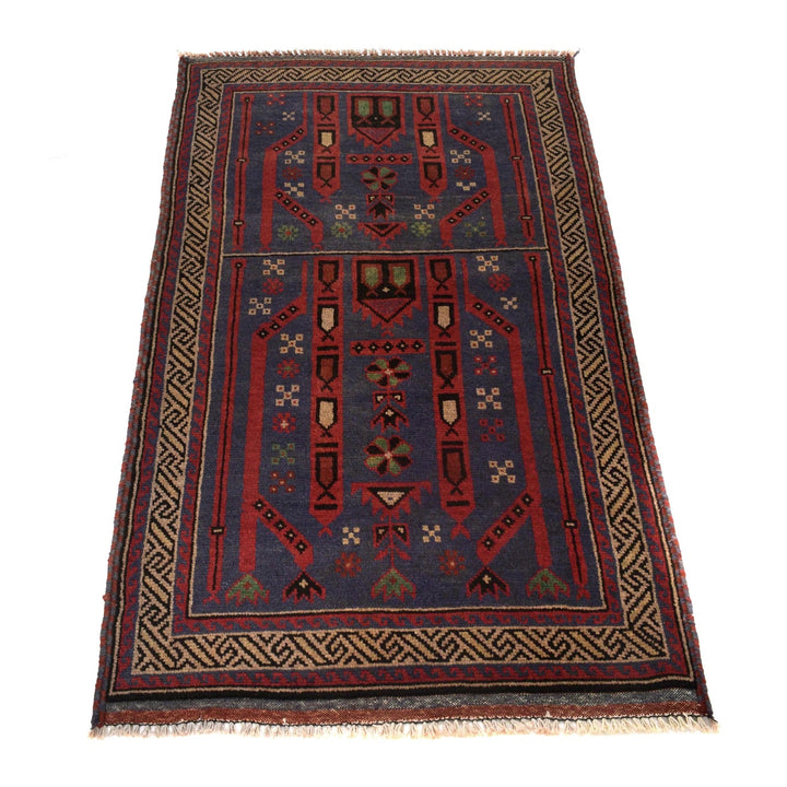 Dark Blue Baluchi Rug 2' 8" x 4' 7" - No. AL15302