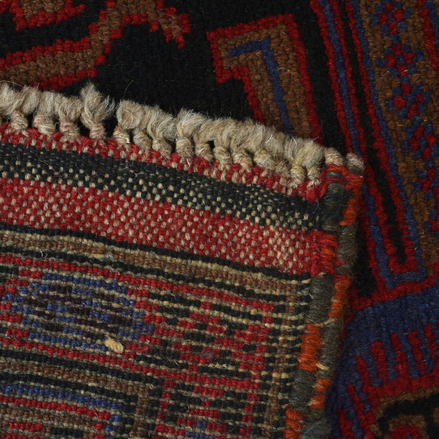 Dark Blue Baluchi Carpet 3' 2" x 4' 6" - No. AL92589