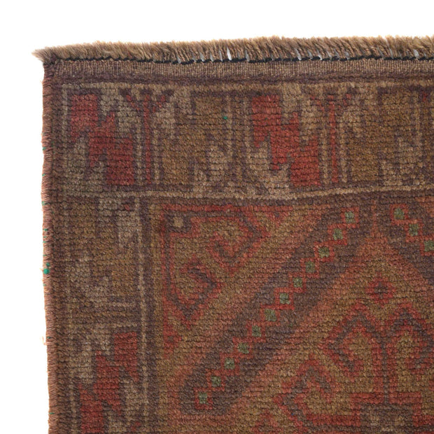 Brown Color Overdyed Area Rug 3' 0" x 4' 8" - No. AL52838