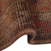 Brown Color Overdyed Area Rug 3' 0" x 4' 8" - No. AL52838