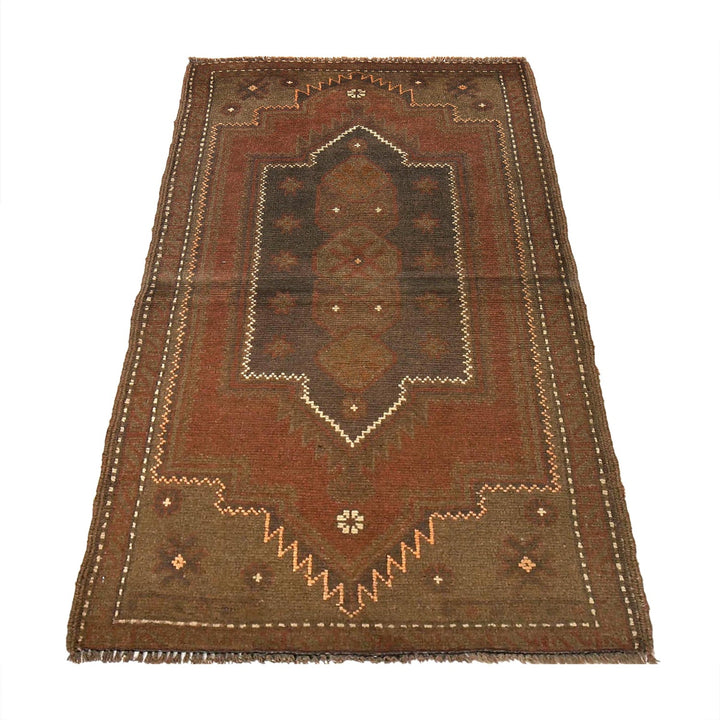 Hand Knotted Overdyed Rug 2' 8" x 4' 8" - No. AL67306