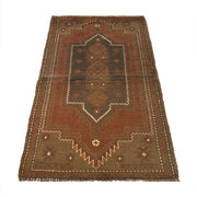Hand Knotted Overdyed Rug 2' 8" x 4' 8" - No. AL67306