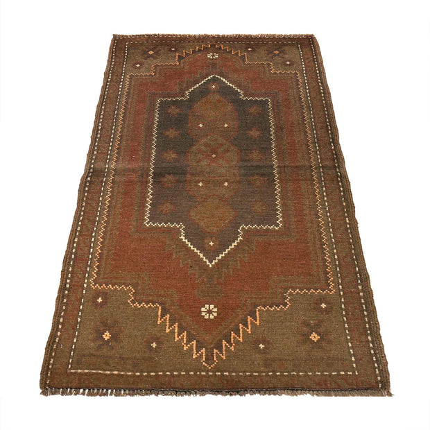 Hand Knotted Overdyed Rug 2' 8" x 4' 8" - No. AL67306