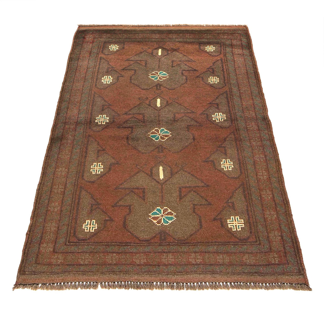Handmade Overdye Carpet 2' 11" x 4' 4" - No. AL17682