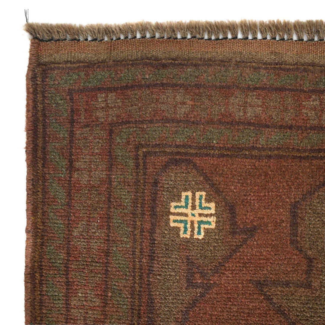 Handmade Overdye Carpet 2' 11" x 4' 4" - No. AL17682