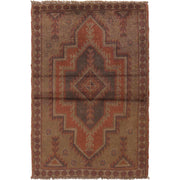 Hand Knotted Overdye Wool Rug 2' 11" x 4' 6" - No. AL52466