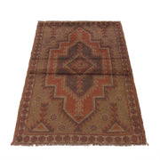 Hand Knotted Overdye Wool Rug 2' 11" x 4' 6" - No. AL52466