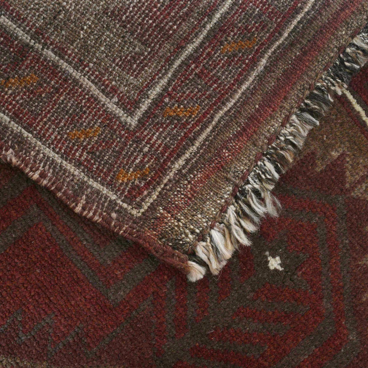 Brown Color Overdyed Area Rug 3' 1" x 4' 8" - No. AL67661