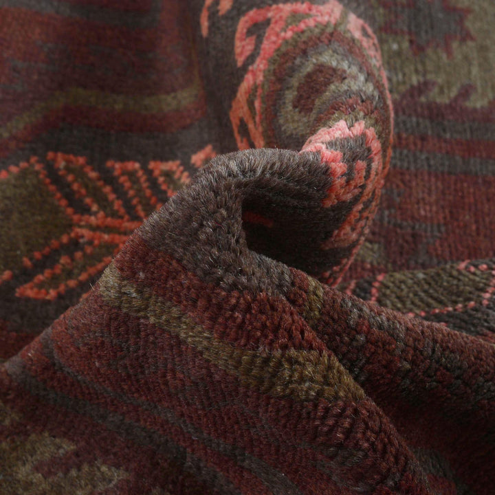 Brown Color Overdyed Area Rug 3' 1" x 4' 8" - No. AL67661