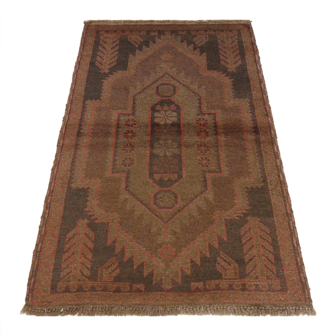 Hand Knotted Overdyed Rug 2' 7" x 4' 6" - No. AL56585