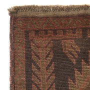 Hand Knotted Overdyed Rug 2' 7" x 4' 6" - No. AL56585