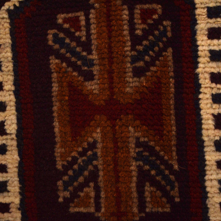 Afghan Prayer Rug 2' 8" x 4' 2" Hand-Knotted | No. AL97984
