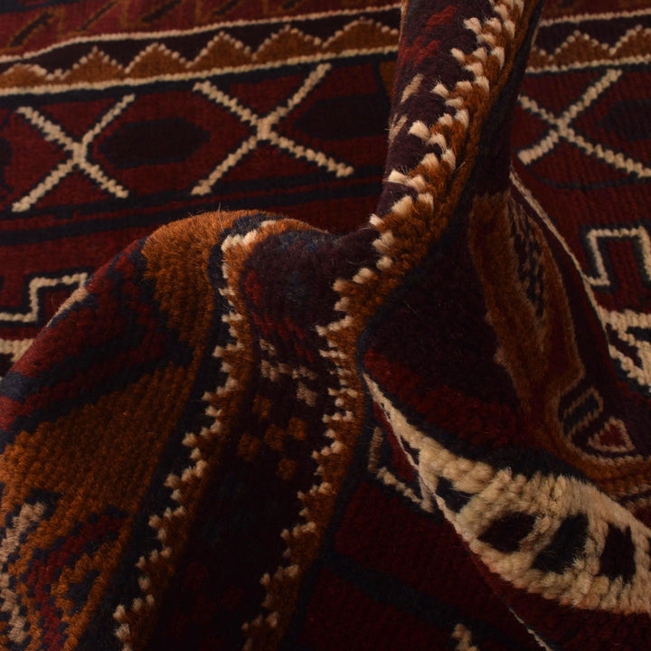 Afghan Prayer Rug 2' 8" x 4' 2" Hand-Knotted | No. AL97984