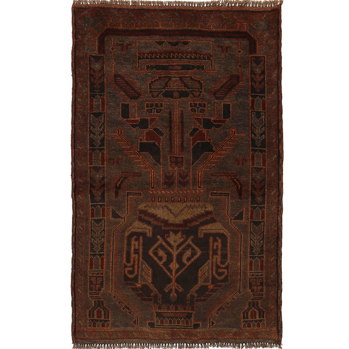 Handmade Overdye Carpet 2' 9" x 4' 8" - No. AL97547