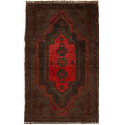 Handmade Overdye Carpet 2' 9" x 4' 6" - No. AL66042