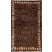 Hand Knotted Overdyed Rug 2' 6" x 4' 2" - No. AL30598