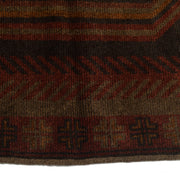 Hand Knotted Overdye Wool Rug 2' 11" x 4' 5" - No. AL14184