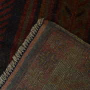 Hand Knotted Overdye Wool Rug 2' 11" x 4' 5" - No. AL14184