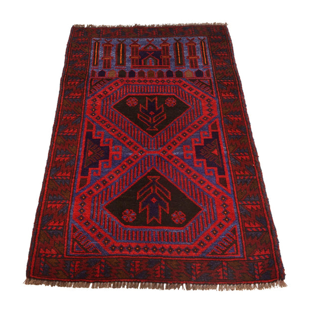 Islamic Prayer Carpet 2' 10" x 4' 7" - No. AL70776