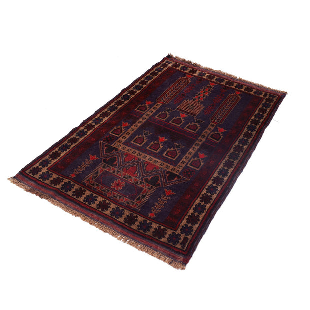 Islamic Prayer Carpet 3' 0" x 4' 6" - No. AL34385