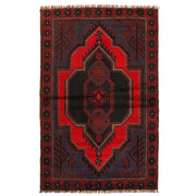 Dark Blue Baluchi Carpet 2' 10" x 4' 5" - No. AL57487