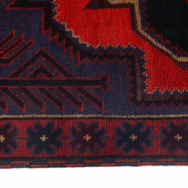 Dark Blue Baluchi Carpet 2' 10" x 4' 5" - No. AL57487