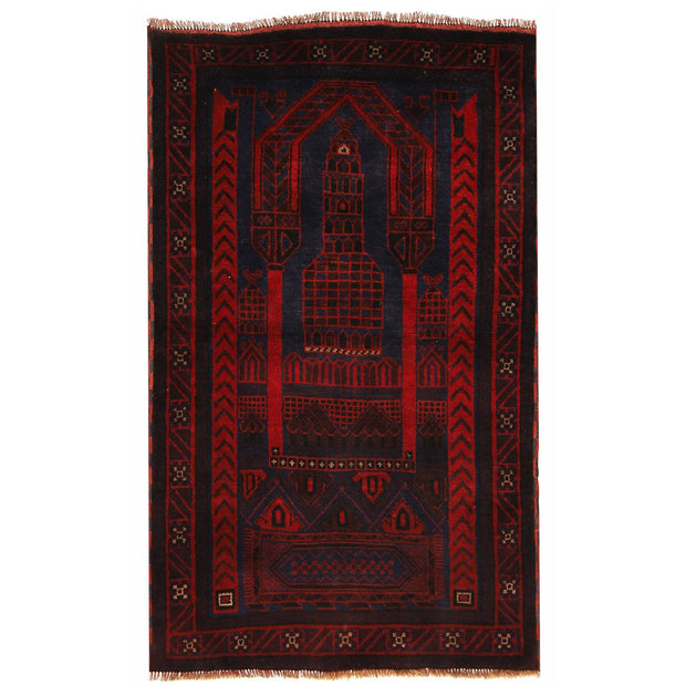 Islamic Prayer Carpet 3' 0" x 4' 8" - No. AL22180