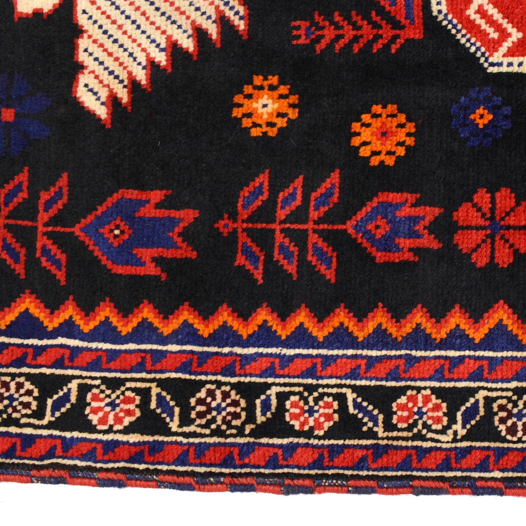 Afghan Prayer Rug 3' 0" x 5' 0" Hand-Knotted | No. AL67811