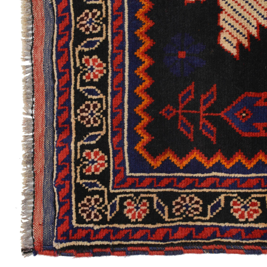 Afghan Prayer Rug 3' 0" x 5' 0" Hand-Knotted | No. AL67811