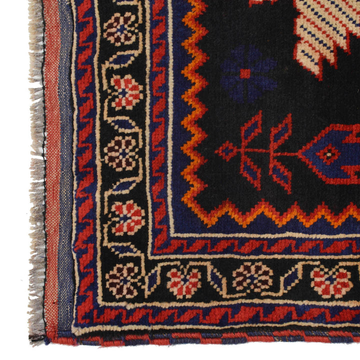 Afghan Prayer Rug 3' 0" x 5' 0" Hand-Knotted | No. AL67811