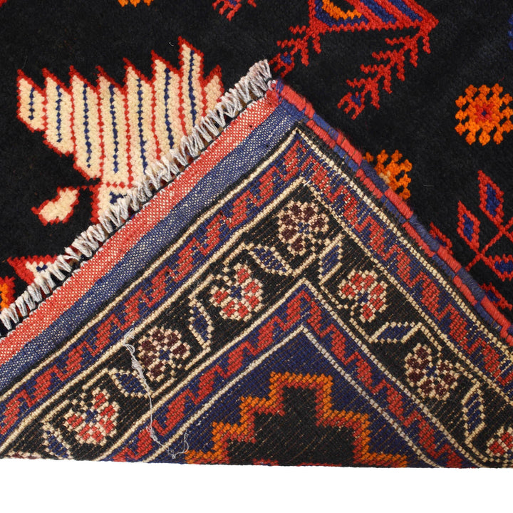 Afghan Prayer Rug 3' 0" x 5' 0" Hand-Knotted | No. AL67811
