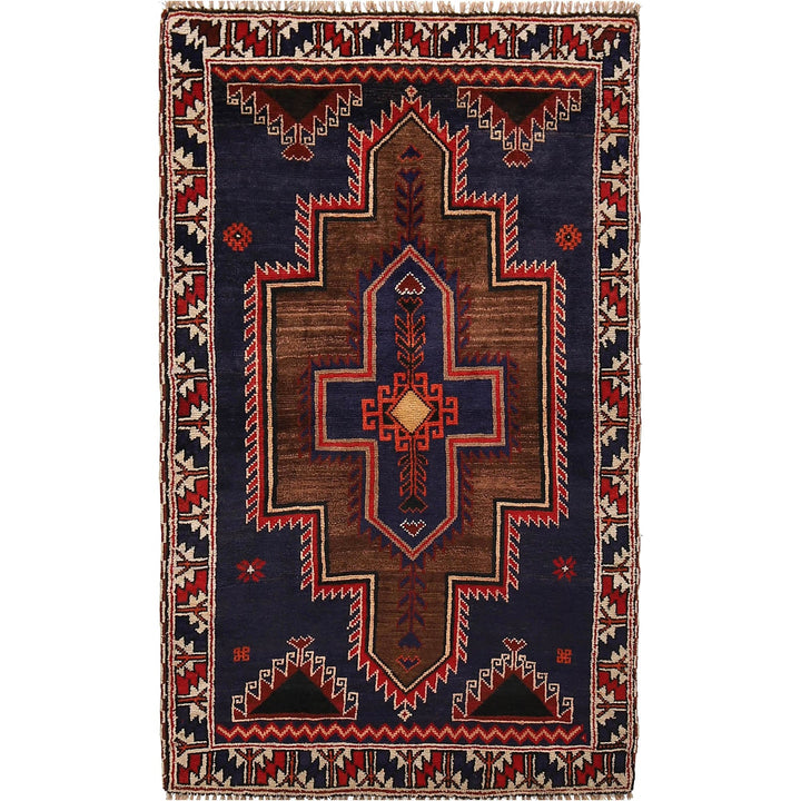Handmade Balochi Carpet 2' 10" x 4' 8" - No. AL59512