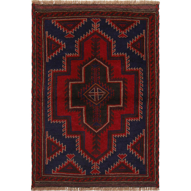 Handmade Balochi Carpet 2' 8" x 4' 3" - No. AL49722