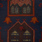Hand Knotted Baluchi Rug 2' 11" x 4' 7" - No. AL15004