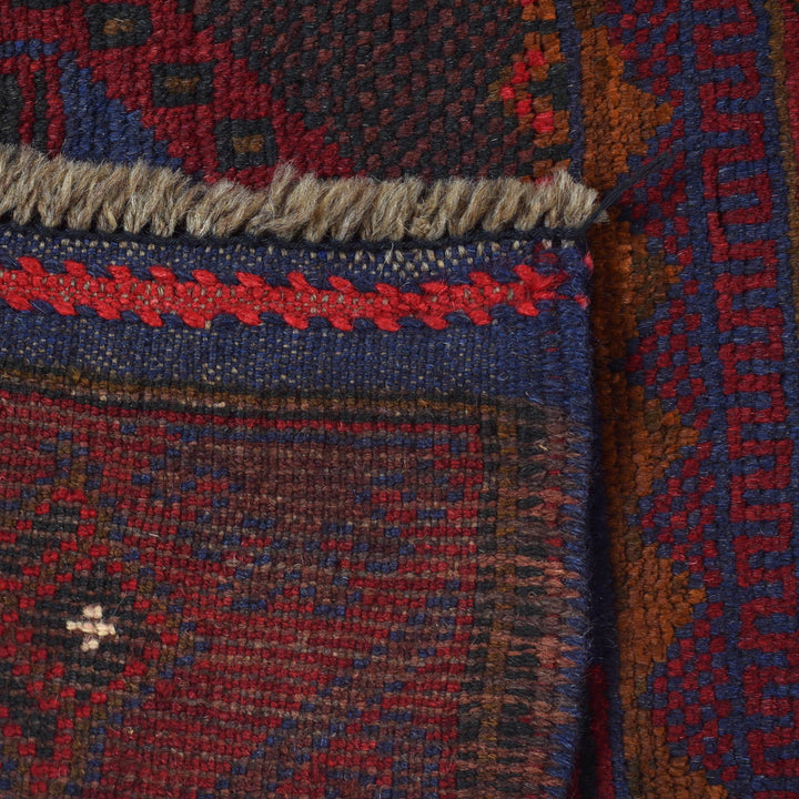 Beige Afghan Prayer Rug 2' 9" x 4' 7" Hand-Knotted | No. AL12936