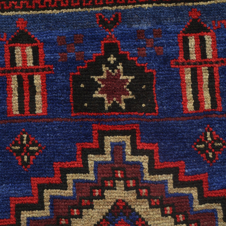 Blue Color Prayer Rug 2' 9" x 4' 7" - No. AL14697
