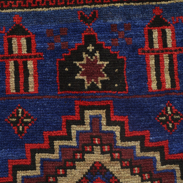 Blue Color Prayer Rug 2' 9" x 4' 7" - No. AL14697