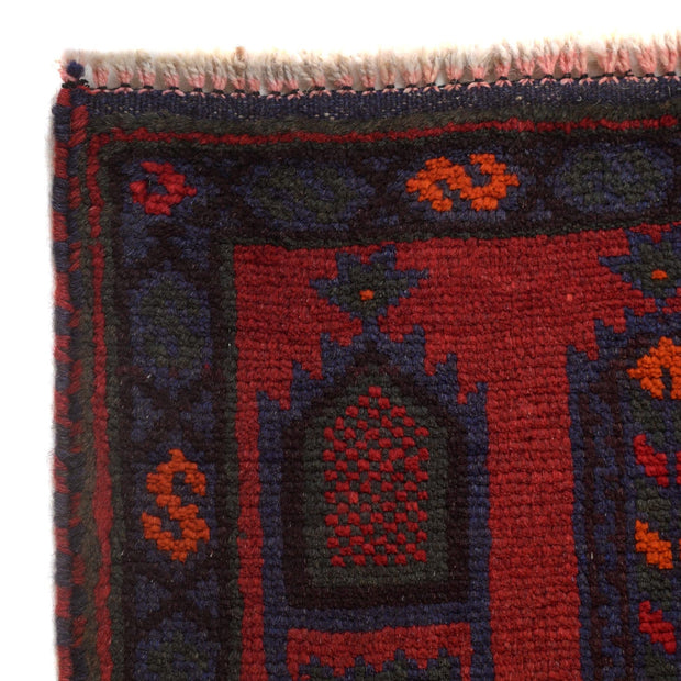 Red Color Prayer Rug 2' 8" x 4' 9" - No. AL27085