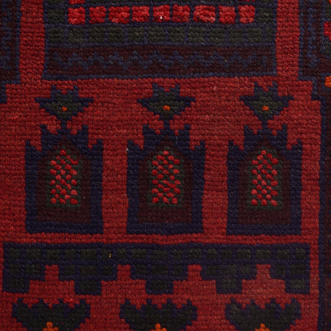 Red Color Prayer Rug 2' 8" x 4' 9" - No. AL27085