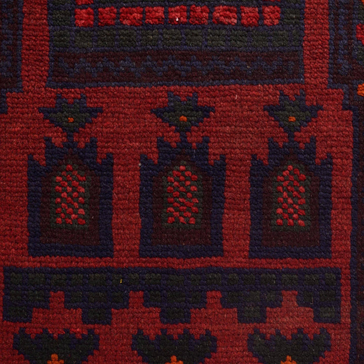 Red Color Prayer Rug 2' 8" x 4' 9" - No. AL27085