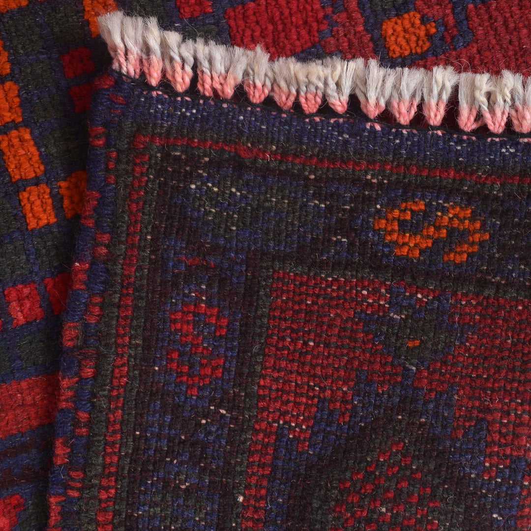 Red Color Prayer Rug 2' 8" x 4' 9" - No. AL27085