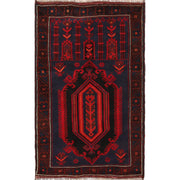 Blue Color Prayer Rug 2' 11" x 4' 7" - No. AL11244