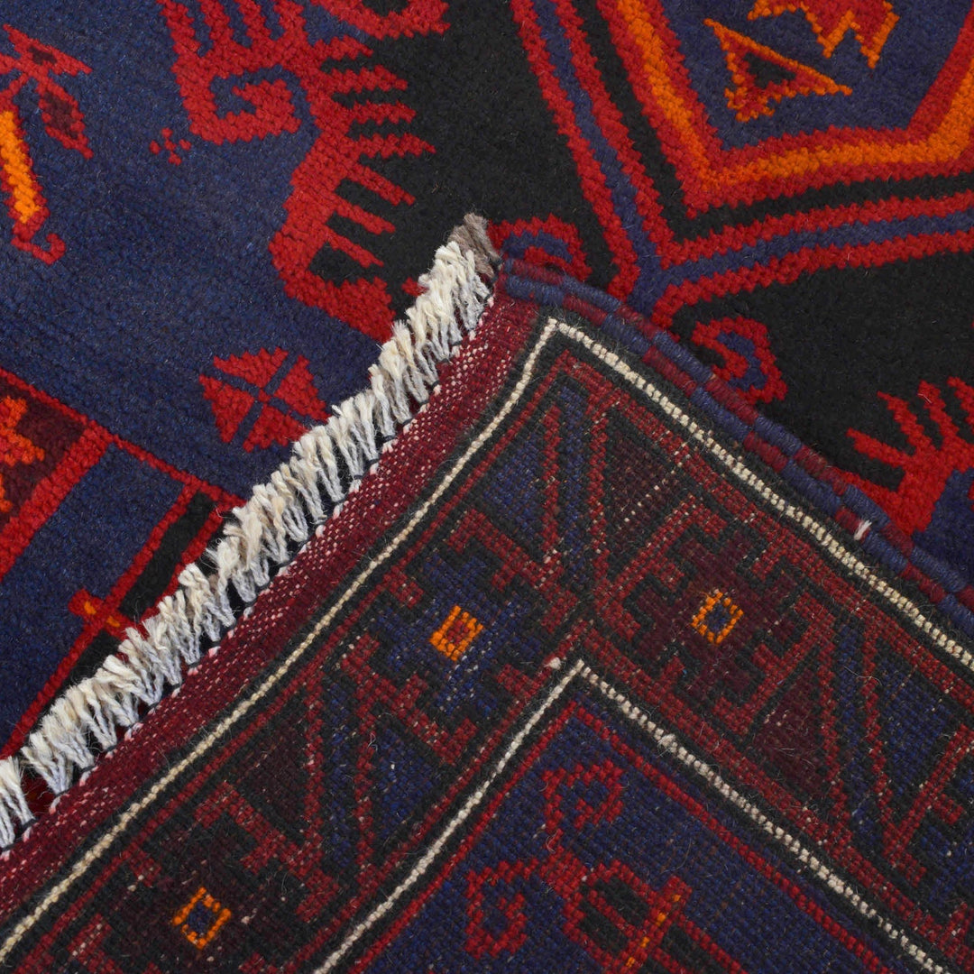 Blue Color Prayer Rug 2' 11" x 4' 7" - No. AL11244