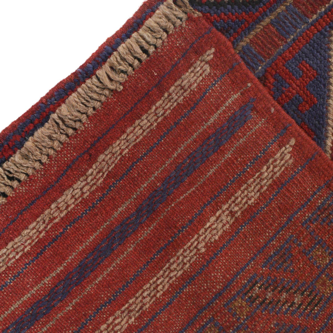 Hand Knotted Mashwani Runner Rug 1' 11" x 7' 11" - No. AL83499