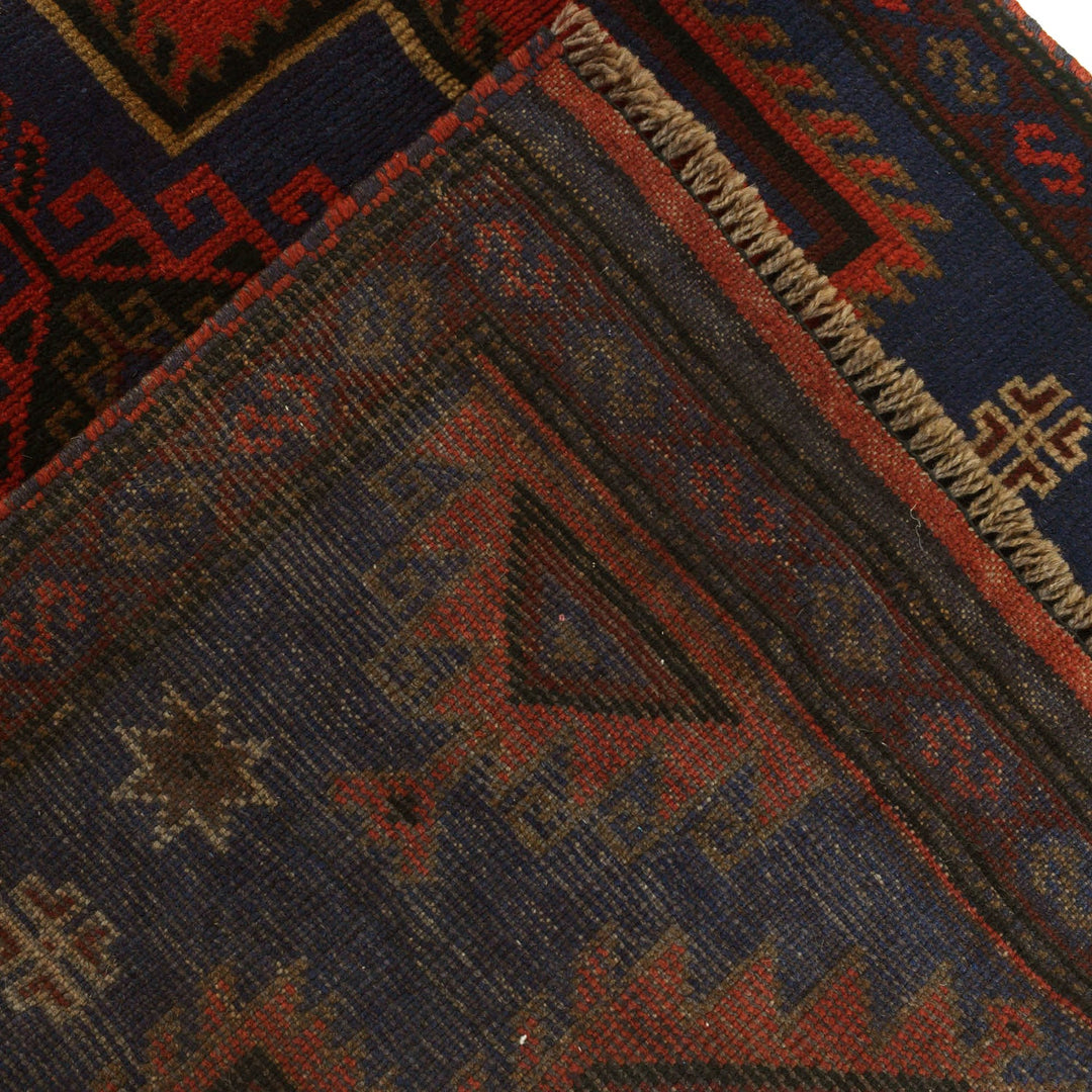 Handmade Balochi Carpet 3' 1" x 4' 5" - No. AL12130