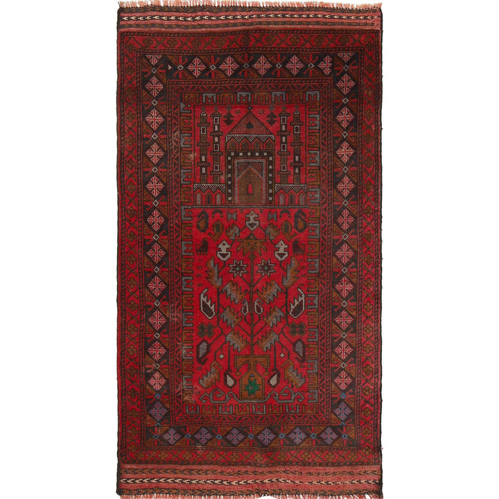 Muslim Prayer Rug 2' 9" x 5' 2" - No. AL23872