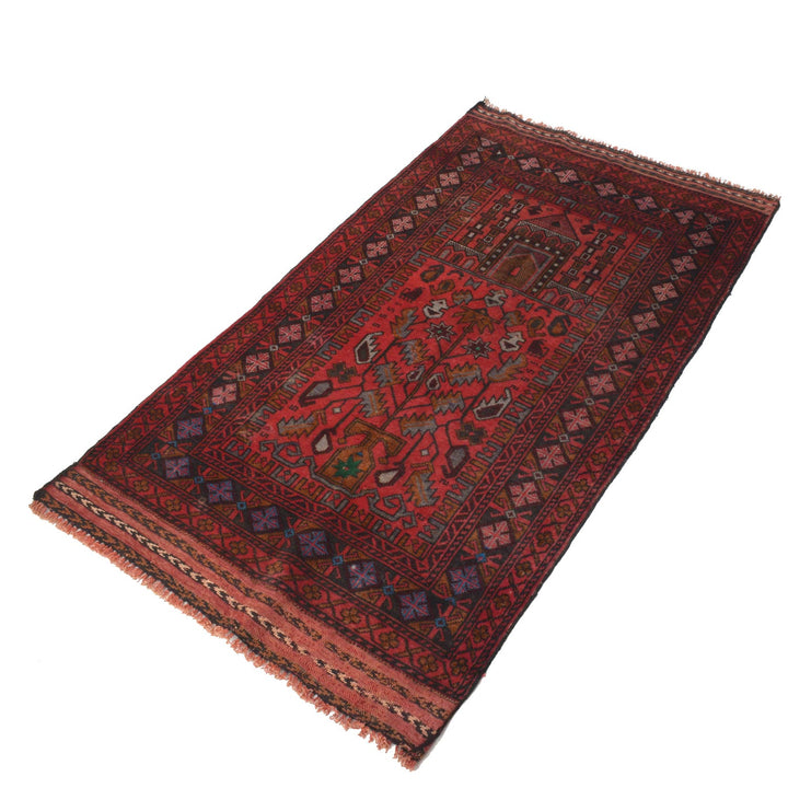 Muslim Prayer Rug 2' 9" x 5' 2" - No. AL23872