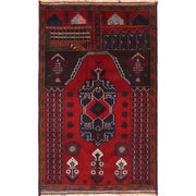Muslim Prayer Rug 3' 1" x 5' 1" - No. AL30984