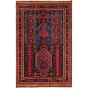 Muslim Prayer Rug 3' 0" x 4' 5" - No. AL25558